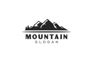 inspiration de conception de logo hipster montagne, voyage, aventure vecteur