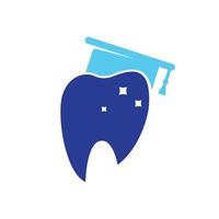 modèle de logo de dentiste, conception d'illustration vectorielle. conception abstraite de dent de logo d'institut dentaire. vecteur