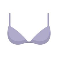 icône de soutien-gorge érotique plat vecteur isolé