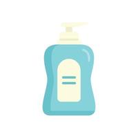 nettoyage distributeur savon icône plat vecteur isolé