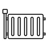 vecteur de contour d'icône d'énergie domestique. réduire la consommation