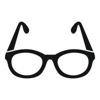 vecteur simple d'icône de lunettes de vision. examen de la vue