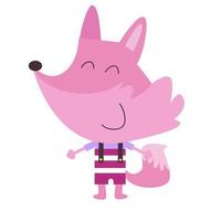 personnages de dessins animés d'animaux mignons adaptés aux conceptions de vêtements pour enfants vecteur