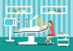 Beauty Clinic Treatment Illustration vecteur