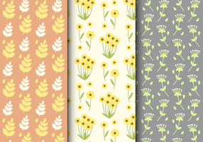 Motif floral d'été gratuit vecteur