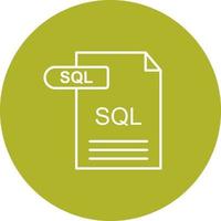 icône de vecteur sql