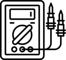 conception d'icône créative voltmètre vecteur