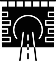 conception d'icône créative de tunnel vecteur