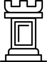 conception d'icône créative d'échecs vecteur