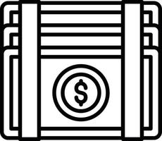 conception d'icônes créatives de salaire vecteur