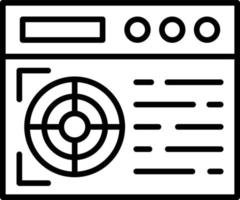 conception d'icône créative cible vecteur