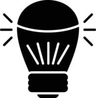 conception d'icône créative de lampe à led vecteur