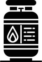 conception d'icône créative de bouteille de gaz vecteur
