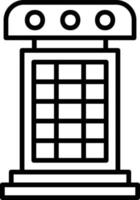 conception d'icône créative de boîte d'appel vecteur