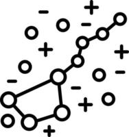 conception d'icône créative constellation vecteur