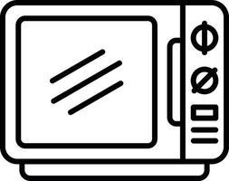 conception d'icône créative micro-ondes vecteur