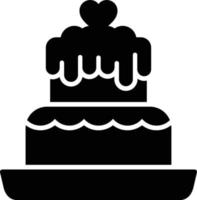 conception d'icône créative de gâteau vecteur