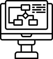 conception d'icône créative d'algorithme vecteur