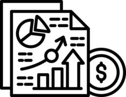 conception d'icône créative de budget vecteur