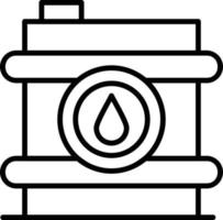 conception d'icône créative de baril de pétrole vecteur