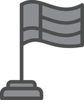 conception d'icône vecteur drapeau usa