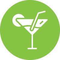 conception d'icône de vecteur de cocktail