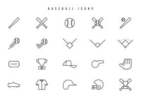 Vecteurs gratuits de baseball vecteur