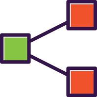 conception d'icône de vecteur de diagramme de projet