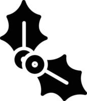 conception d'icône de vecteur de baie de houx