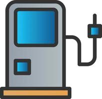 conception d'icône de vecteur de pompe à essence
