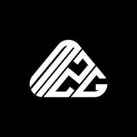 conception créative du logo lettre mzg avec graphique vectoriel, logo mzg simple et moderne. vecteur