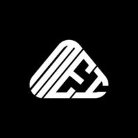 conception créative du logo de lettre mei avec graphique vectoriel, logo mei simple et moderne. vecteur