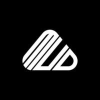 conception créative de logo de lettre de boue avec graphique vectoriel, logo simple et moderne de boue. vecteur