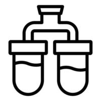 vecteur de contour d'icône de purification d'osmose. inverser l'eau