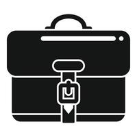 vecteur simple d'icône de porte-documents de gestionnaire. porte-documents