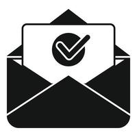 abonnez-vous vecteur simple icône e-mail. lettre bouton