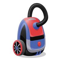 vecteur de dessin animé icône aspirateur. nettoyage de tapis