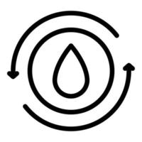 vecteur de contour d'icône de métabolisme. régime métabolique