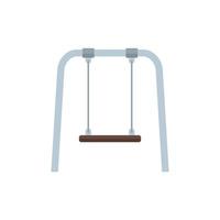 kid yard swing icône vecteur isolé plat