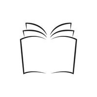 vecteur de logo de livre