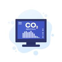 neutre en carbone, réduction des émissions de gaz co2, vecteur