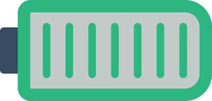 conception d'icônes vectorielles complètes de batterie vecteur