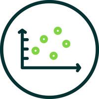 conception d'icône vecteur graphique en nuage de points