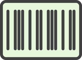 conception d'icône de vecteur de code à barres