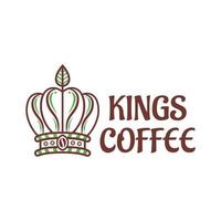 logo du café des rois vecteur