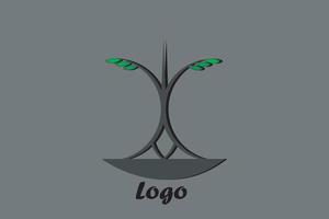 création de logo arbre vert 2023 vecteur