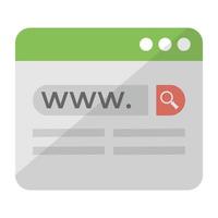 concepts de sites Web à la mode vecteur