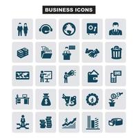 jeu d'icônes d'affaires et de finances - collection d'icônes, vecteur