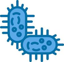 conception d'icône de vecteur de bactérie