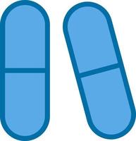 conception d'icône de vecteur de capsules